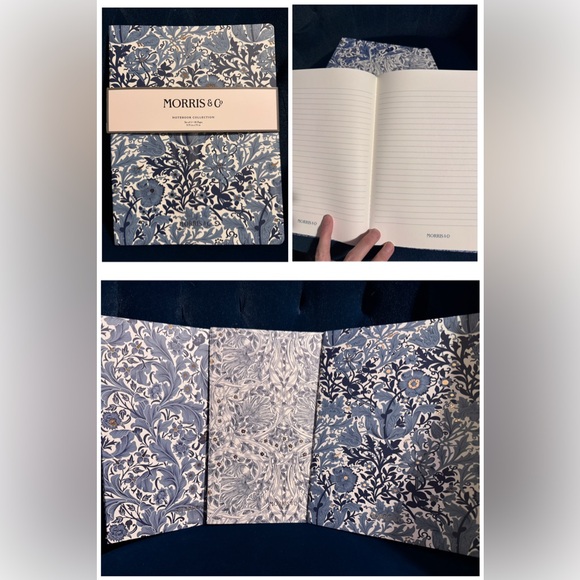 Morris & Co. Other - Set of 3 Morris & Co. Notebook / Journals large 9.75” x 7.5” Lined Gold Foil NWT